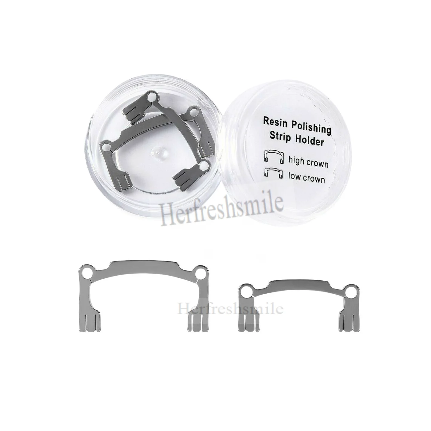 

Dental Resin Polishing Strip Holder Autoclavable For Low High Crown Metal Dentist Tools