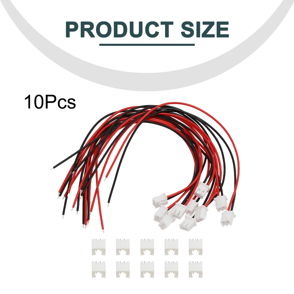 Workshop Connector Plugs Cable Connectors 24AWG Fittings Male Female Plug Replacement With Wire 10 Sets Of 2-4 Pin