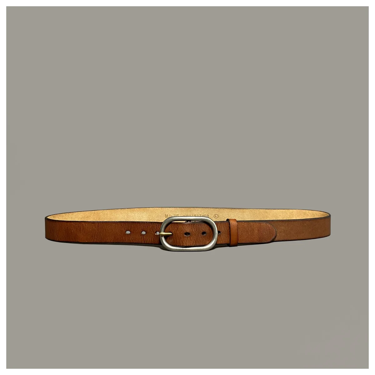 

Japanese Tochigi leather top layer cowhide men's and women's retro casual belt pure steel pin buckle leather jeans belt brown