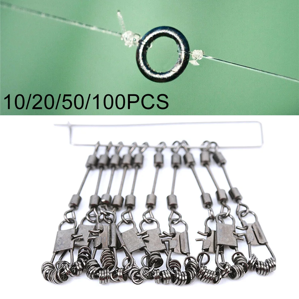 10-100pcs O-ring Strong Ring 2mm Fly Fishing Leader Tippet Rings Anti-Glare Fly Fishing Tackle Accessories ​Pesca Iscas Tools