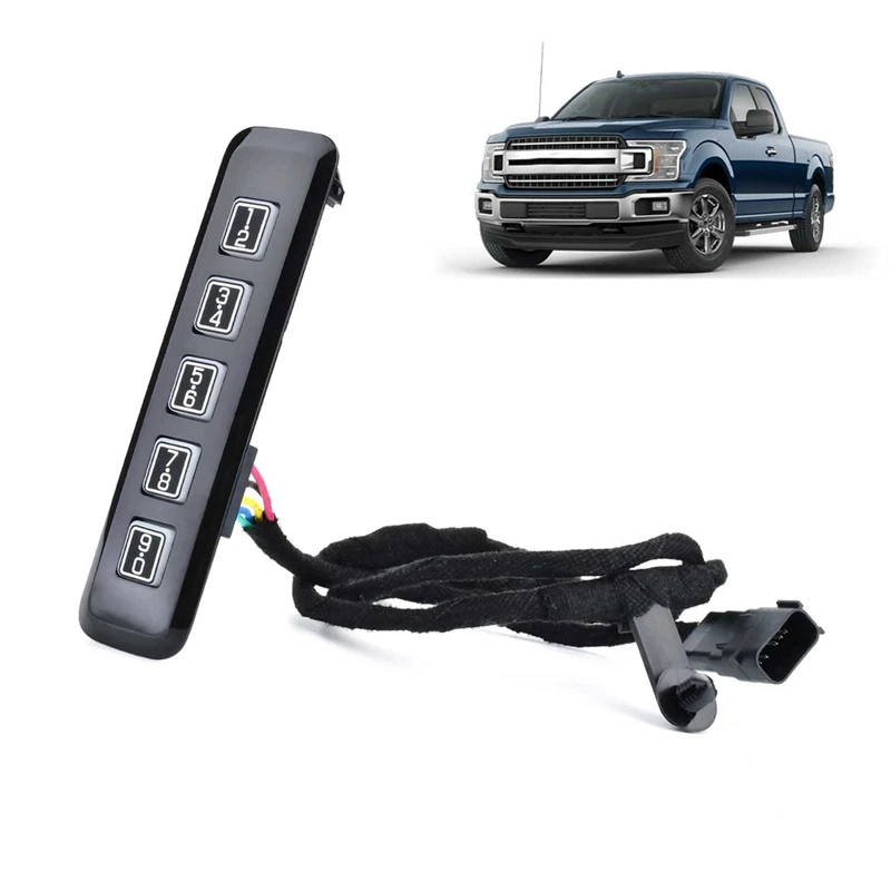 Keyless Lock Pad Switch Keyless Entry Keypad FL3T14A626ANW FL3T-14A626-ANW For Ford F150 F250 F350 F450 F550 2015-