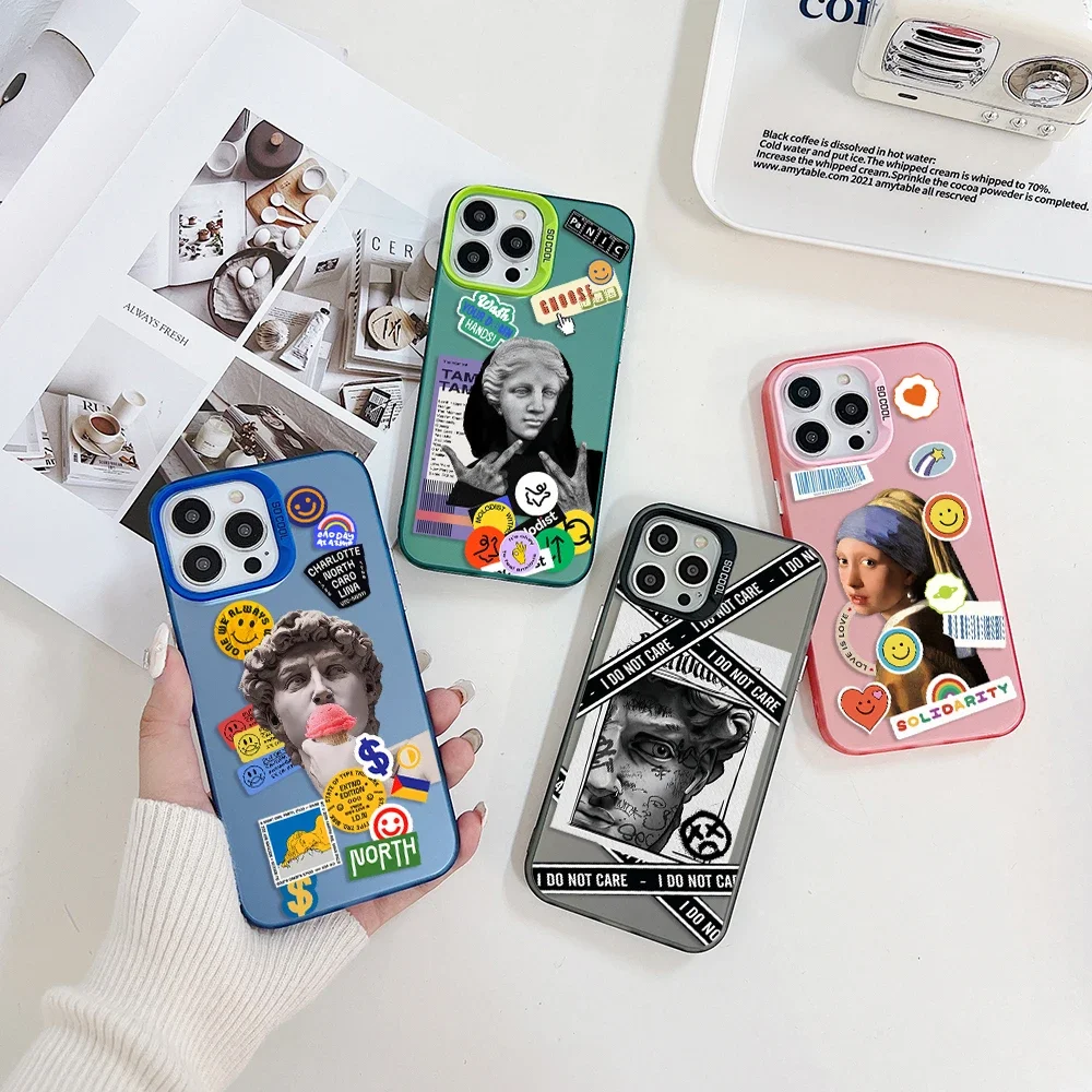

Vintage Art David Statue Phone Case for Samsung Galaxy S24 S23 S22 S21 S20 Note20 Ultra Plus FE Prime M31 M30S M23 5G Hard PC