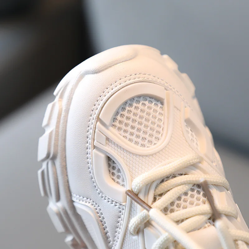 Size 21-30 New Children Casual Shoes Leather Boys Girls Soft Outsole Shoes Baby Sports Fashion Kids Toddler Sneakers