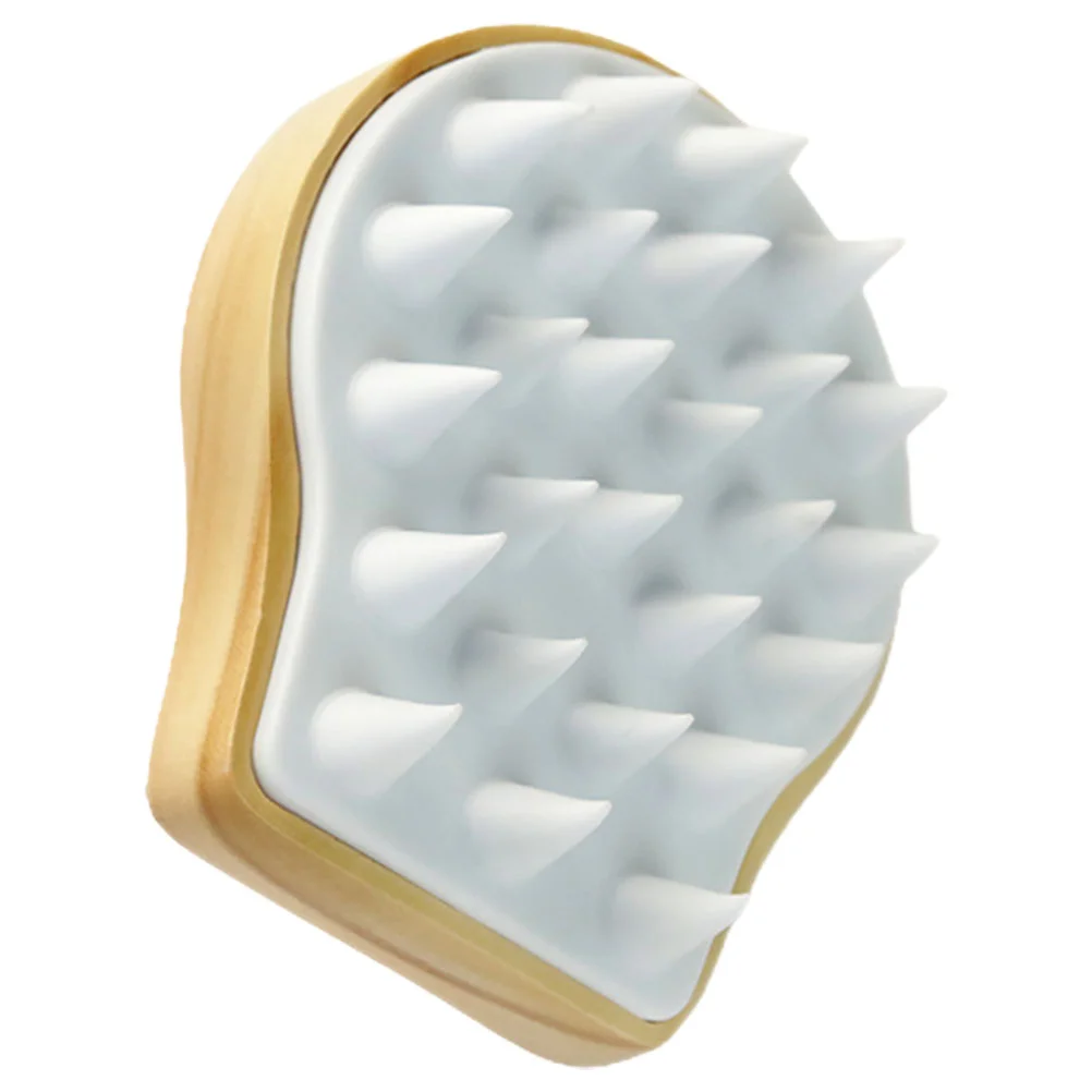 

Wooden Hair Scalp Scrubber Shampoo Brush Massager Scalp Care Hair Brush for Home