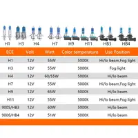 OSRAM Cool Blue Advance H4 H7 H9 H11 12V 5000K Pure White H1 H3 HB3 HB4 Xenon Look Car Halogen Light Lamps Original Headlight 2