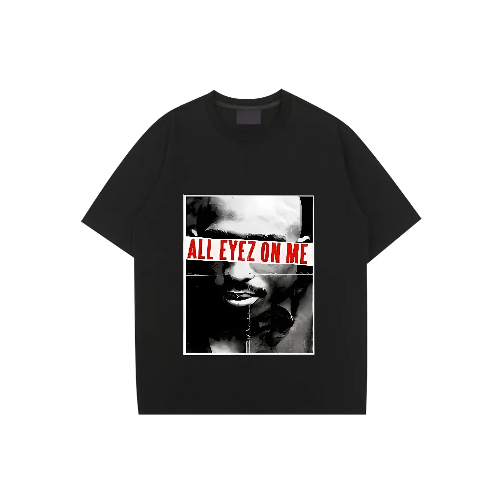 

T-shirt Hip Hop West Coast Oversized T Shirt Harajuku Hip-hop Short Sleeve Gang Streetwear Tops T-shirt Top Loose and comforta