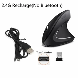 Ergonomic Wireless Rechargeable Gaming Mouse Kit (2.4G Recharge)