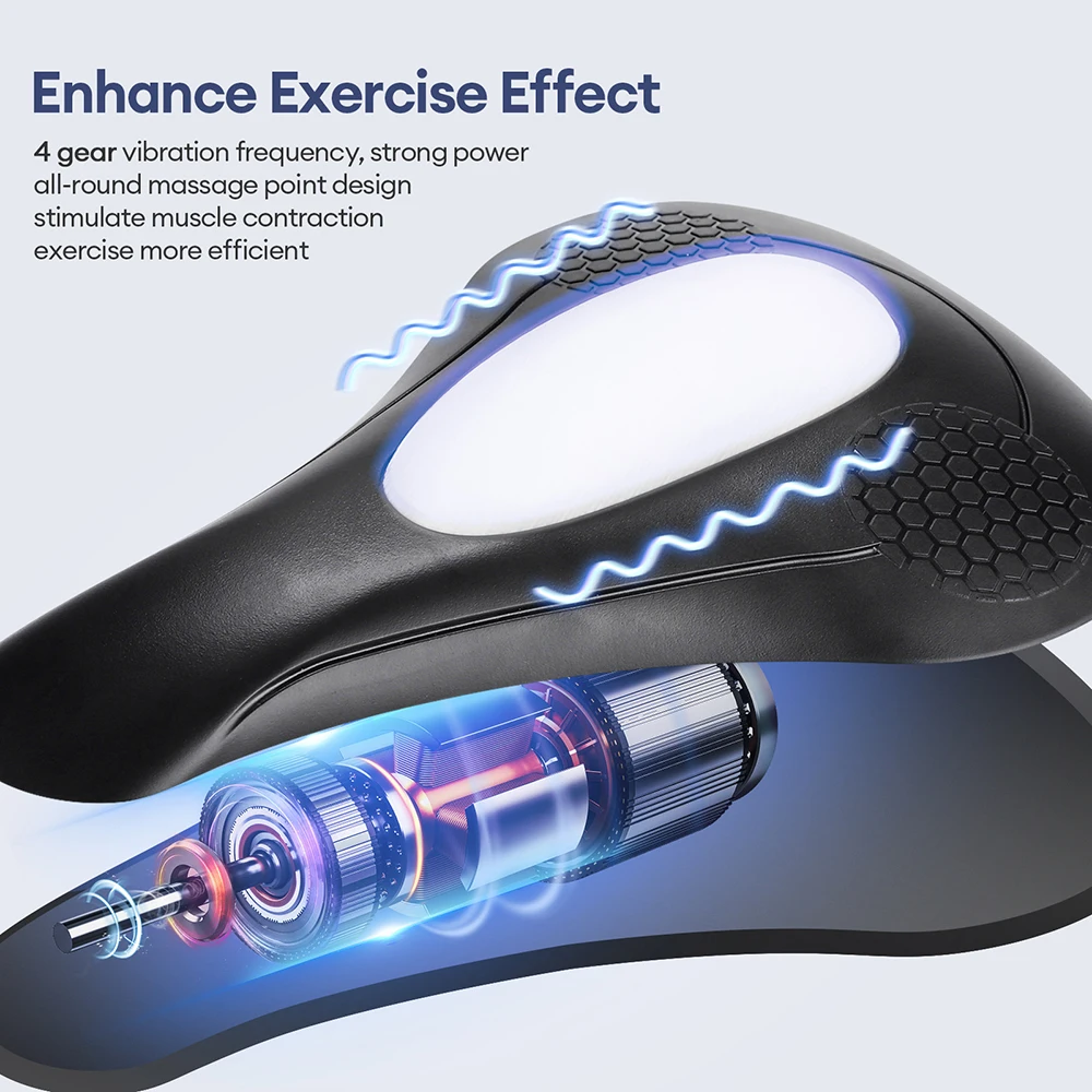 Electric PC Muscle Trainer Men and Women Sphincter Pelvic Floor Muscle Exerciser Multifunctional Adductor Massager for Home Gym