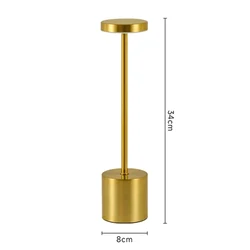 Versatile Touch - Control LED Rechargeable Ambient Table Lamp (Changeable)