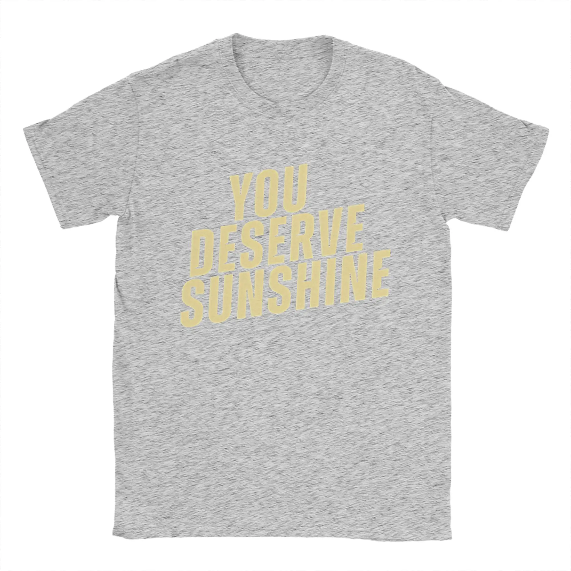 Men's You Deserve Sunshine Cotton Graphic Tee - Short Sleeve