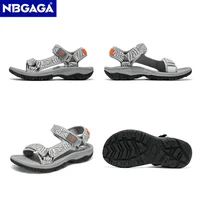 Sandales de Sport de randonnée classiques pour hommes, chaussures de plage légères, de loisirs, d'été, à bout ouvert, respirantes, pour voyage et marche 4