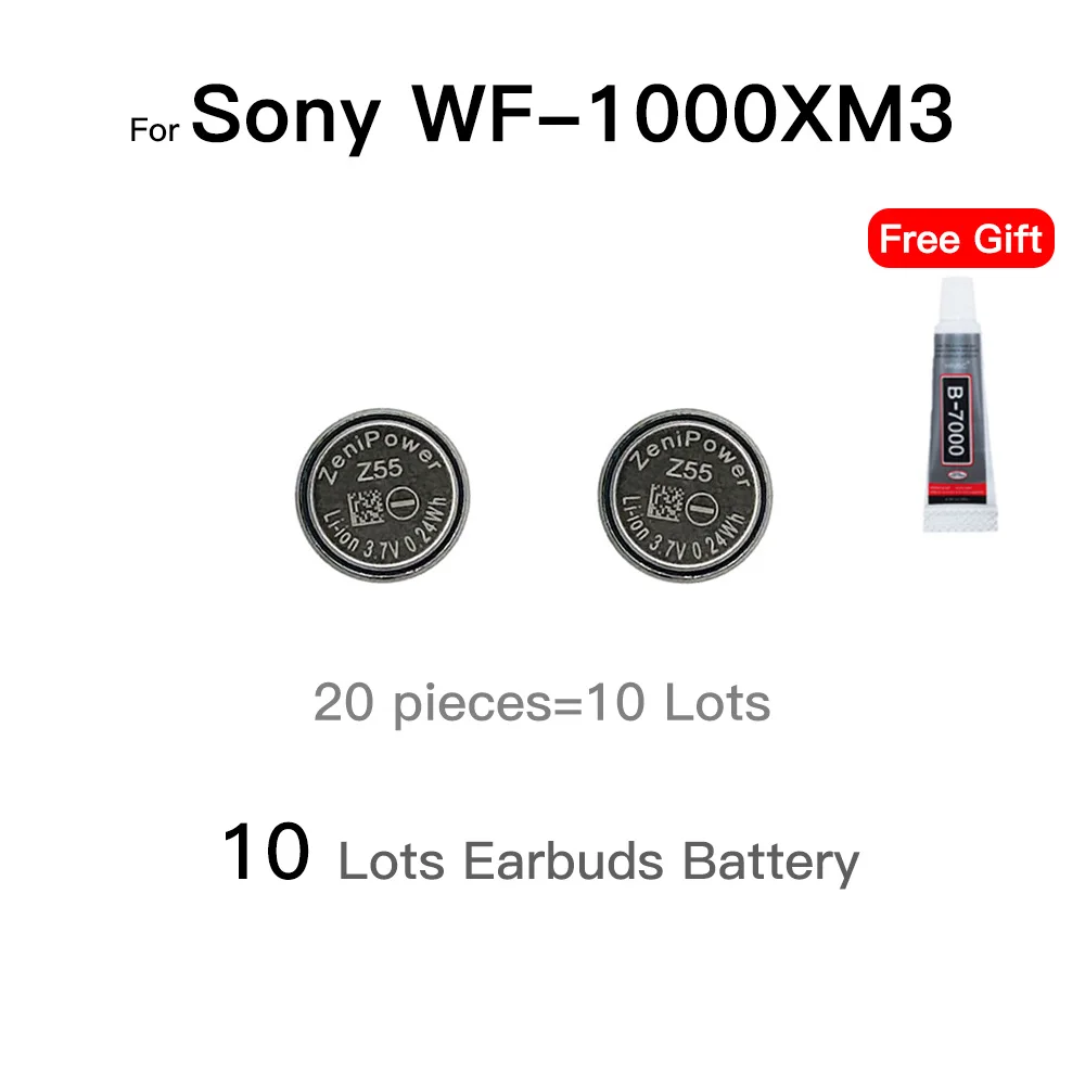 WF-SP700N, TWS Earbuds, 3.7V, 65mAh, CP1254, original, 100% novo