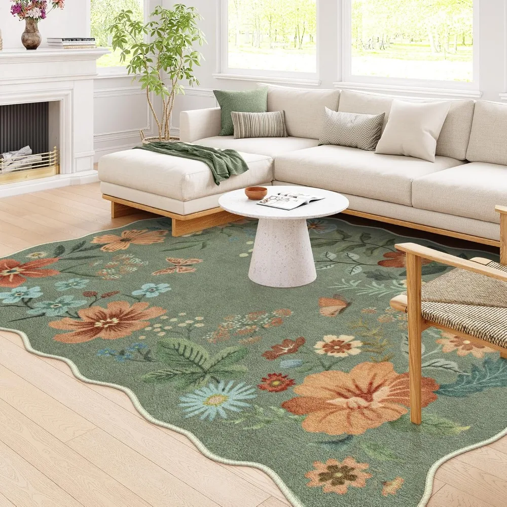 Ljustra Floral Washable Rug