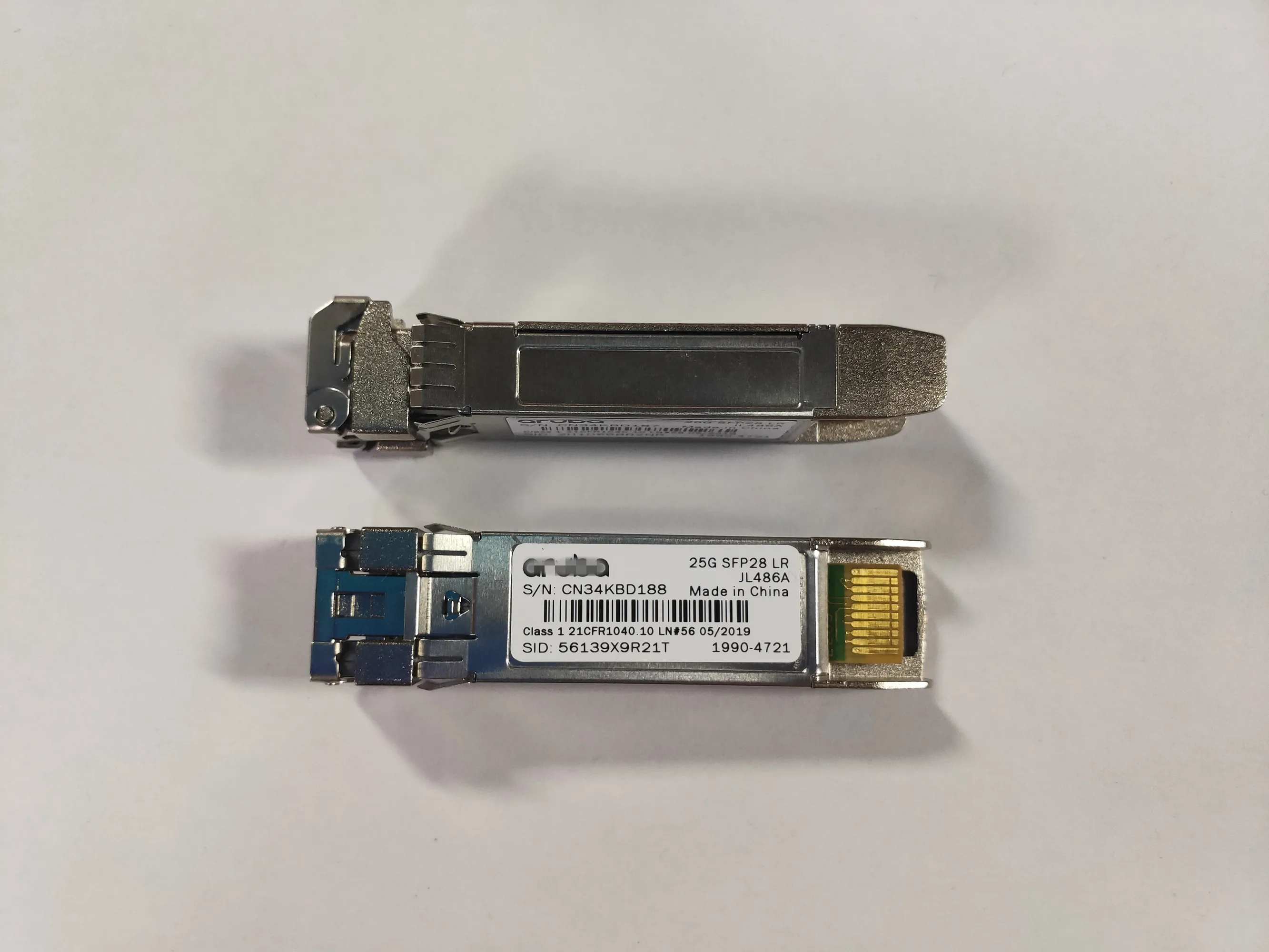 Arub SFP Transceiver 25G SFP28 LR JL486A 56139X9R21T 1990-4721 1310NM 25GB 10KM Fiber Switch ft sfp28 lr трансивер 25g sfp28 lc smf 10km 1310nm dfb laser прошивка cisco oem fibertrade 597015