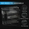 4 Layers Cleaning Storage Organizer Acrylic Food Storage Bag Organizer Storage Holder Zip Lock Bag Container Organizer Sand Bag 6