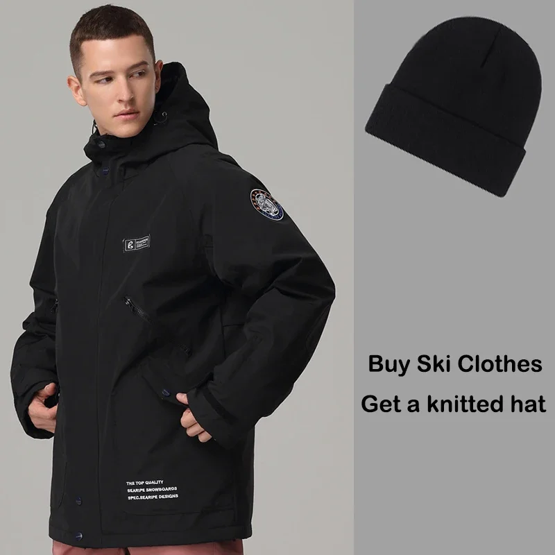 Skiing Coats Winter Woman Men Tracksuit Hooded Sport Snowboard Jackets Mountain Female Outerwear Windproof Ski Clothes