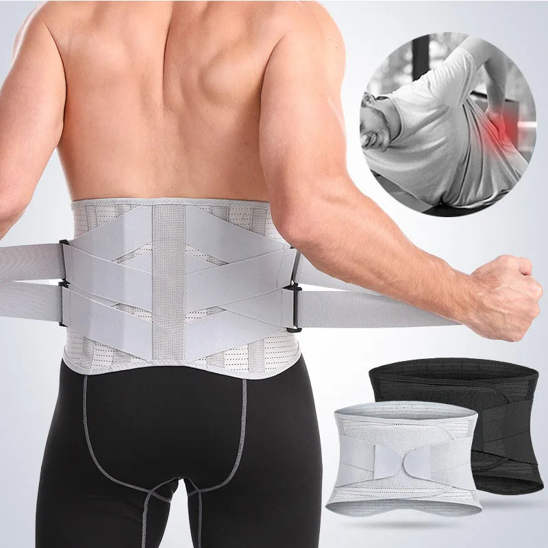 

1PCS Back Support Lower Back Brace Provides Back Pain Relief-Breathable Lumbar Support Belt Keep Your Spine Straight and Safe