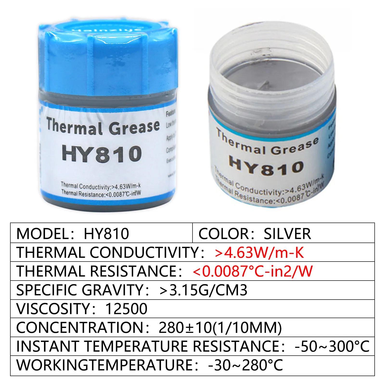 Grasa de Silicona Térmica Color Gris para CPU, Led, Transistores, Etc -  Tienda8