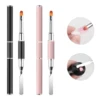 Gel Brush & Picker, 2 IN 1 Design Nail Brush and Spatula,Gel Nail Brush Tool for Acrylic Nails Extension Gel 1
