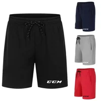 CCM Summer New Men's Jogger Running Shorts Men Casual Sweathshorts Gyms Workout Male Breathable Mesh Quick Dry Sport Shorts 1
