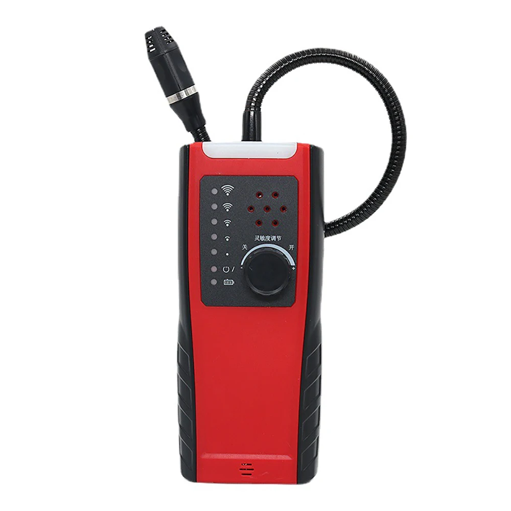 

Портативный детектор горючих газов, тестер для утечки легковоспламеняющихся природных газов со звуковой и светильник вой сигнализацией