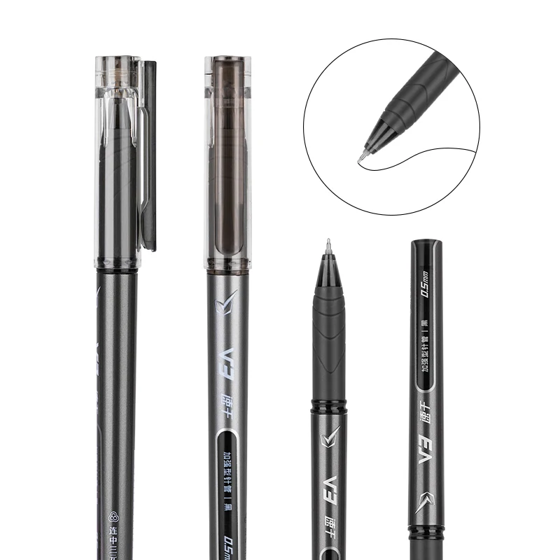 

0.5mm Black Ink Quick-drying Gel Pen Exam Pen High-quality Pen Signing Pen Student School Supplies Office Supplies Stationery