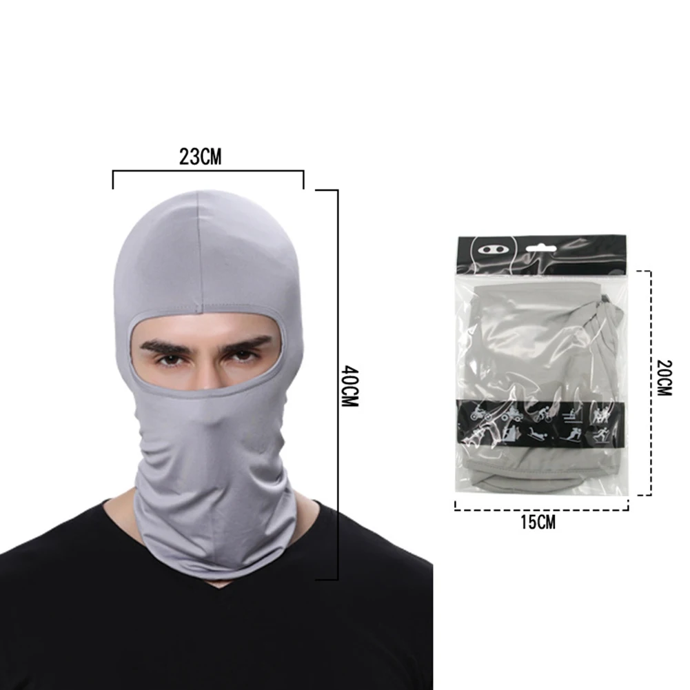 Pasamontañas con capucha para exteriores, Bandana para motocicleta, sombrero de caza y ciclismo, máscara facial con protección UV, forro para casco, ropa de ciclismo