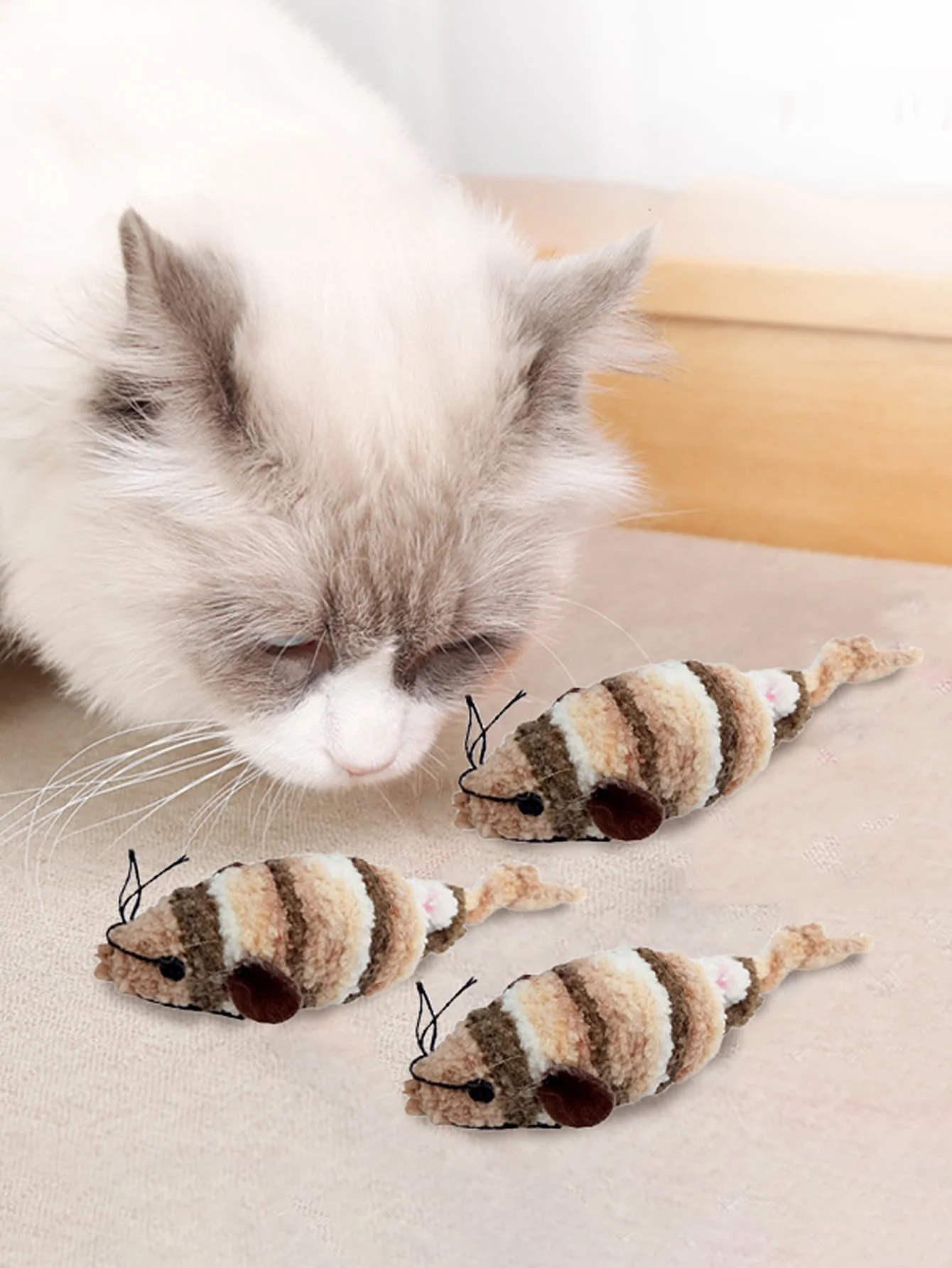 1pc-Mouse toys, pet biting toys, fun interactive cat toys