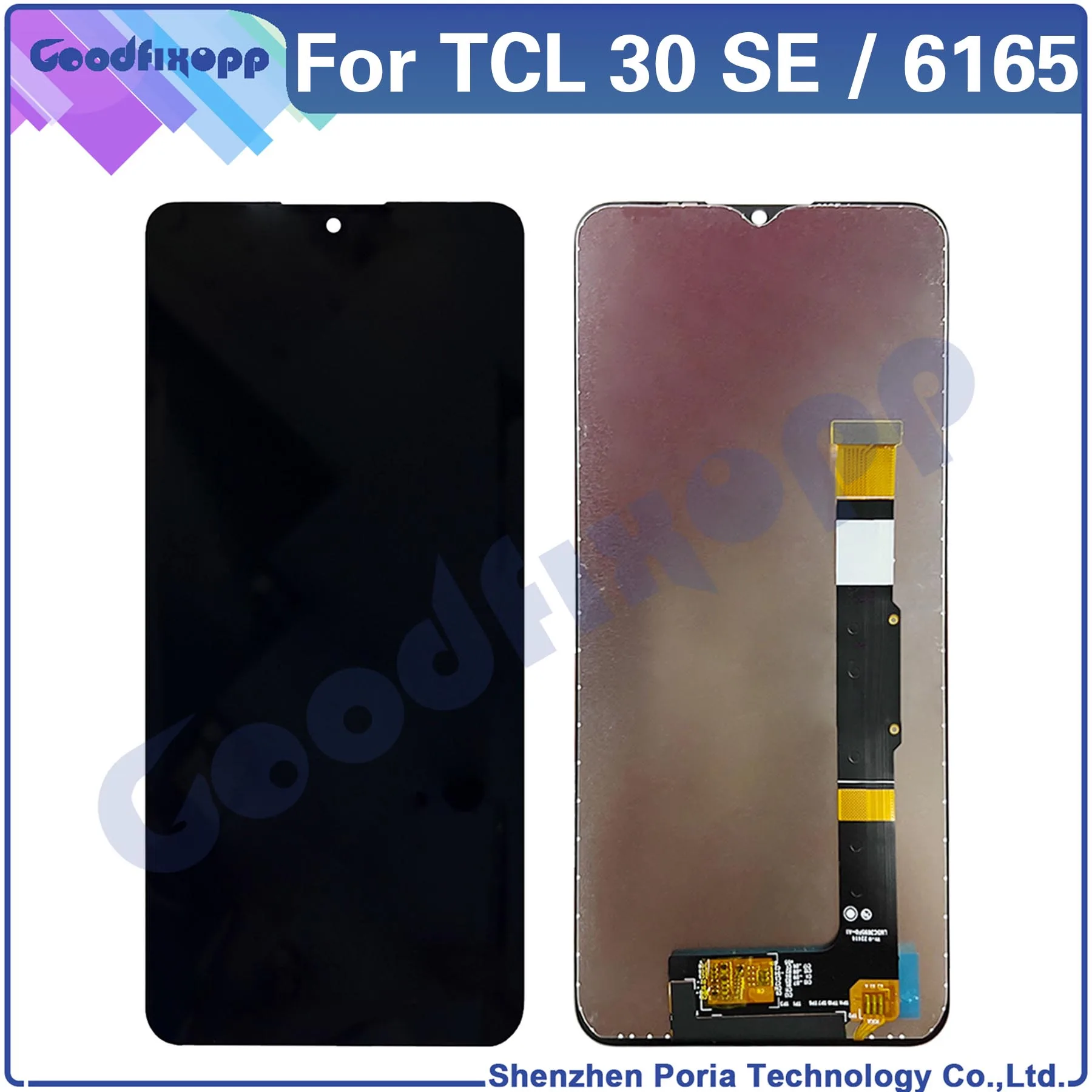 lcd display screen 100% Test For TCL 30 SE 30SE 6165 6165H 6165A 6165S LCD Display Touch Screen Digitizer Assembly Repair Parts Replacement