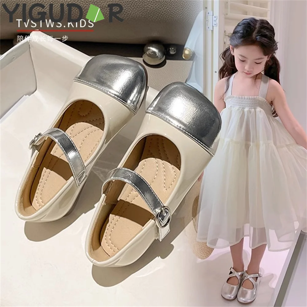 

Spring Autumn girls Shoes 2023 Fashion Versatile Childrens Korean Soft Sole Style College style girl princes shoes leather shoes