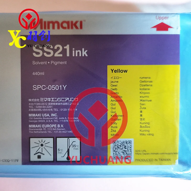 

Оригинальные чернила Mimaki 440 мл SS21 чернила с картриджем для струйного принтера Mimaki P/N: искусственные чернила