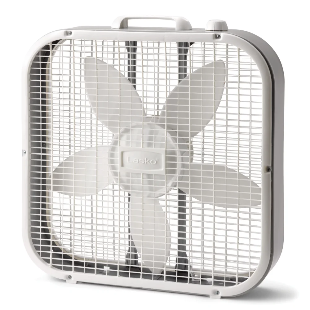 Lasko Cool Colors 20 Box Fan with 3-Speeds Cooling Appliances Built-in  Handle Detachable Blade Metal Frame - AliExpress