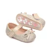 Baby Item Infant Girl Shoes Toddler Bling Bow Trainer Newborn Soft Anti-slip Rubber Sole Bebes Princess Footwear for 1 Year Gift 2