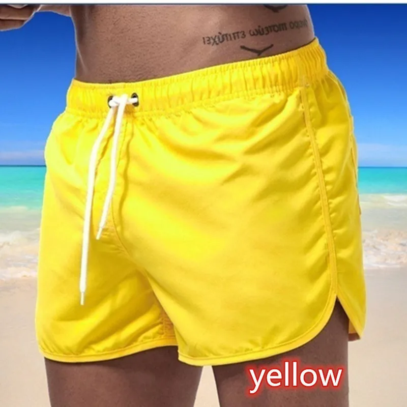 Men Swimming Shorts Swimsuit Swimwear Multi Color Briefs Beach Shorts Sports Suits Surf Board Shorts Swim Male Trunks 2025 New 3