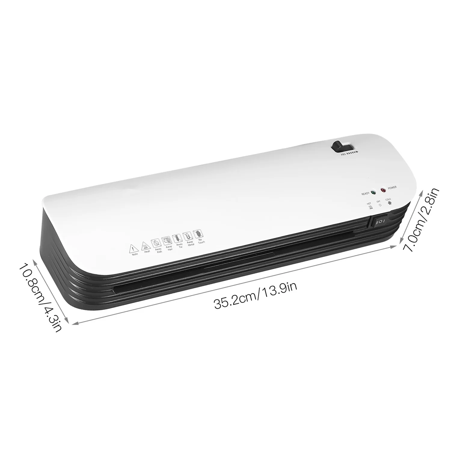 SL299 Laminating Machine A4 Size Hot and Cold Lamination 2 Roller System with 20 Laminating Pouches Paper Cutter Corner