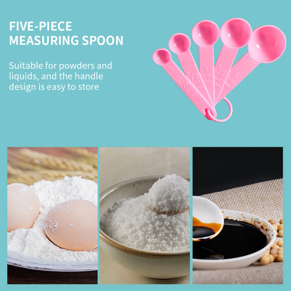 5pcs Measuring Tools Kitchen Measuring Spoons Teaspoon Sugar Scoop Cake  Baking Flour Measuring Cups Kitchen Measuring Spoons - AliExpress