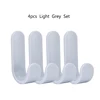4PCS-Light Grey