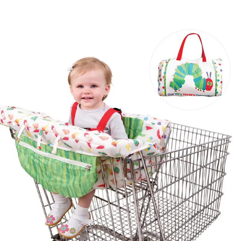 Baby Seat Cover Thickness Kids Children's Cushion Trolley Cotton Pad Shopping Cart Chair Cushion Portable Folding Bag Safe Pad