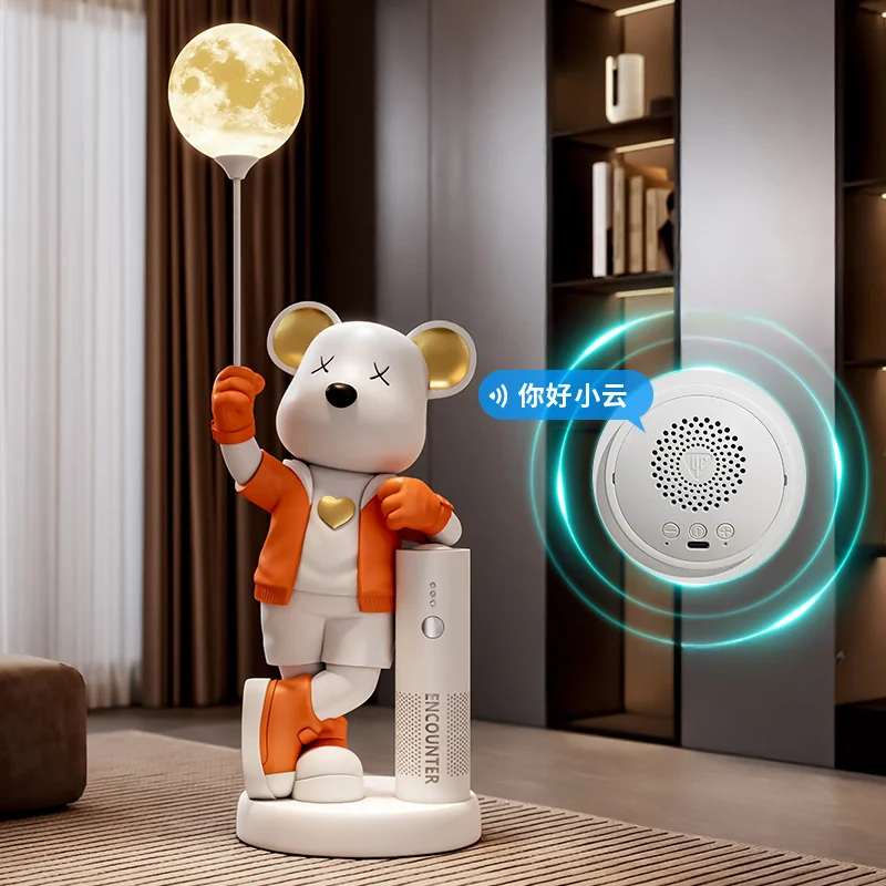 Violent Bear Ornaments Living Room Sofa Large Floor Decoration Piggy Bank Bluetooth Speaker Gift Living Room Decoration 4