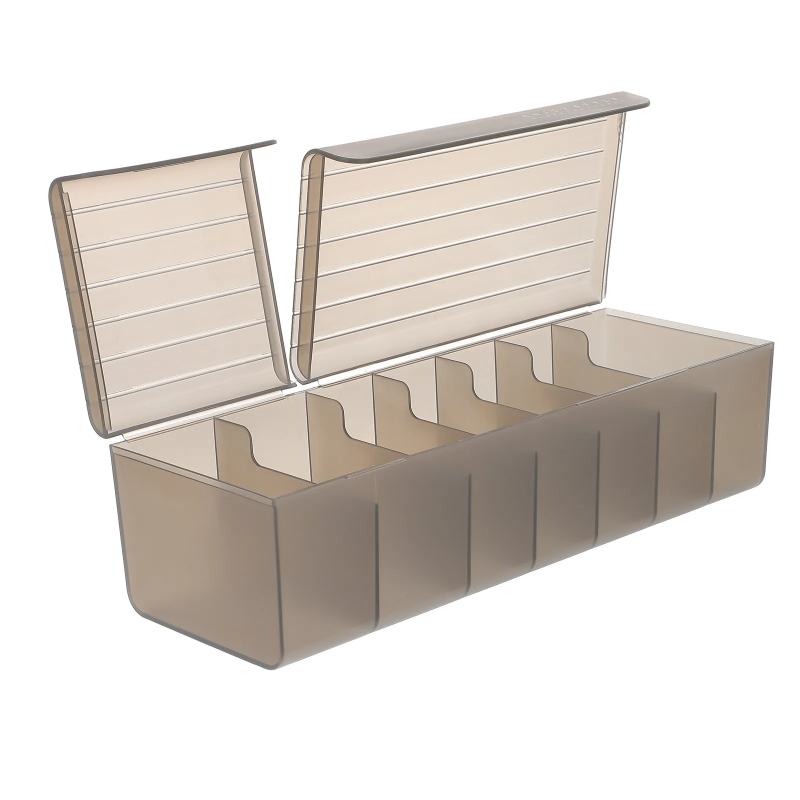 데이터 케이블 정리함 7슬롯 슬림형 코드 보관 케이스 데스크탑 코드 관리 충전 케이블 정리함