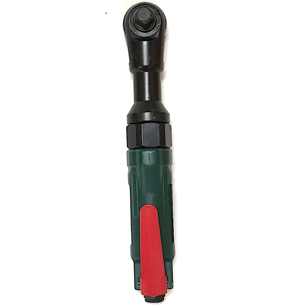 

Working in the garage air ratchet tough enough turn the most stubborn nuts and bolts yet lite enough to use comfortably!