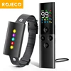 Collar de adiestramiento para perros, resistente al agua IP67, con vibración y sonido. Incluye control remoto.
