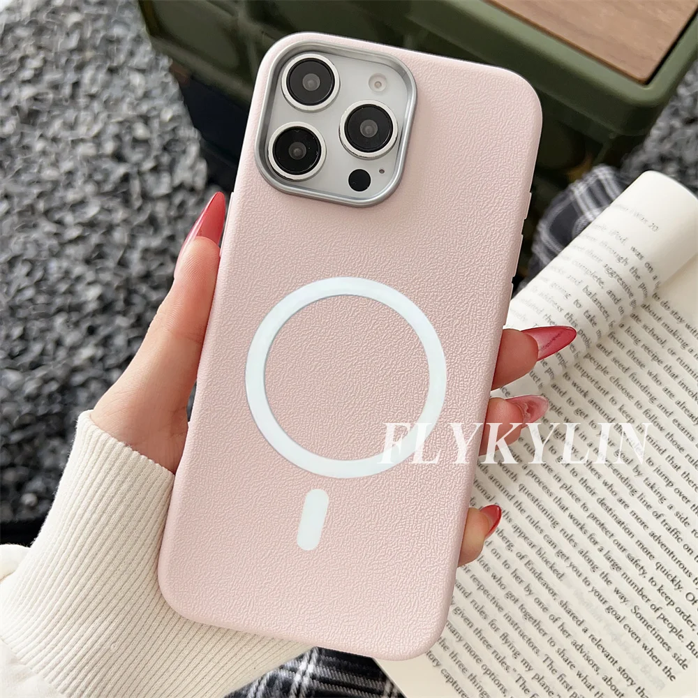 Luxury Litchi Leather Magnetic Shock Absorbent Protective Case