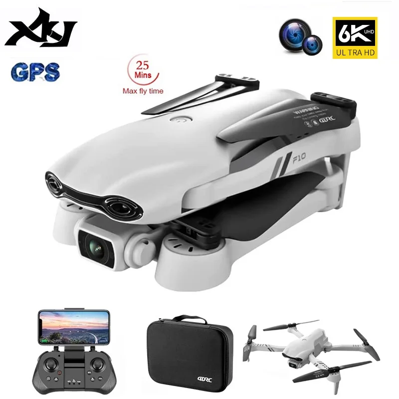 Dron F10 GPS 4K profesional 6K HD Cámara Dual 2,4G/5G WIFI FPV RC ...
