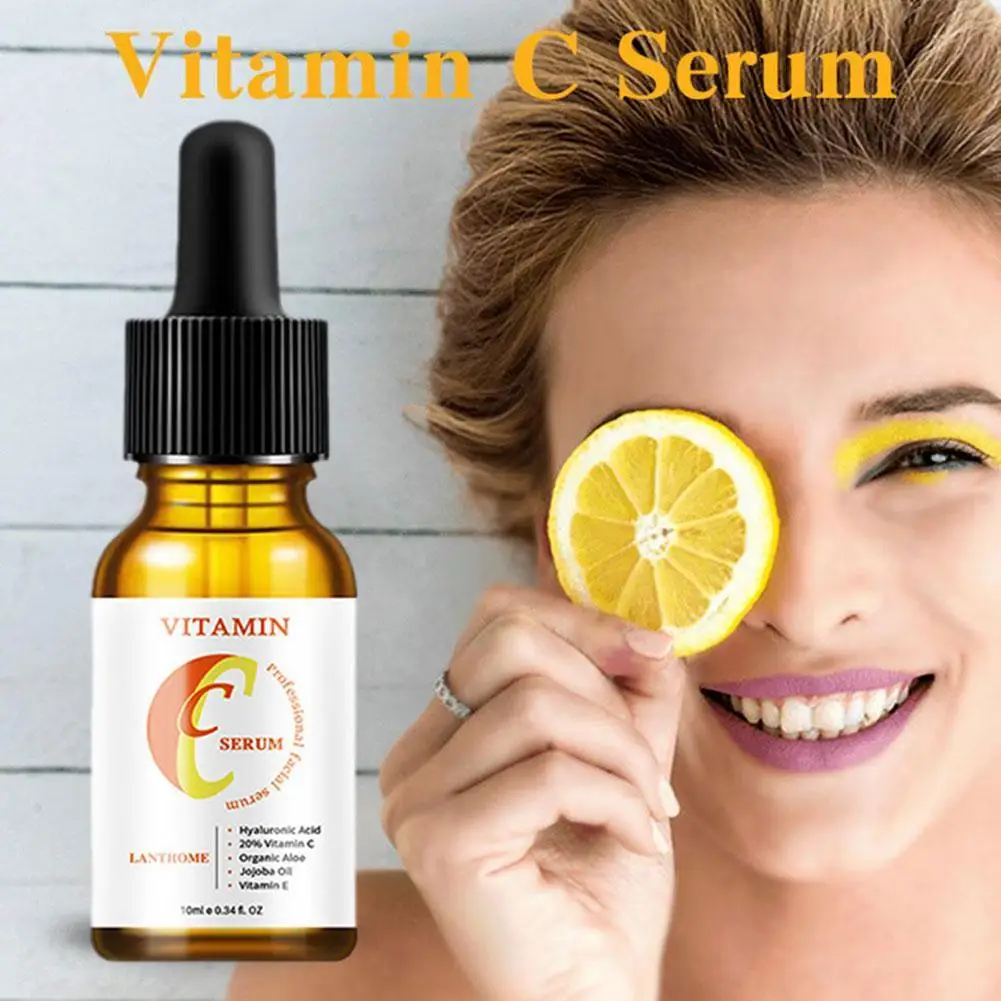 

10ml Vitamin C Serum For Face Moisturizing Brightens Skin Repair Smooth Facial Essence Serum Facial Care Skincare Products
