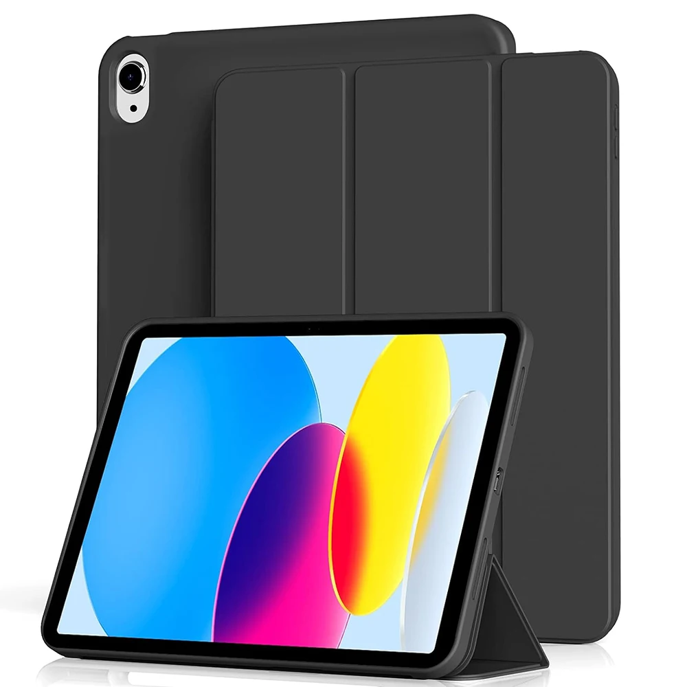 Premium Protective Case with Soft TPU Back and Auto Wake/Sleep