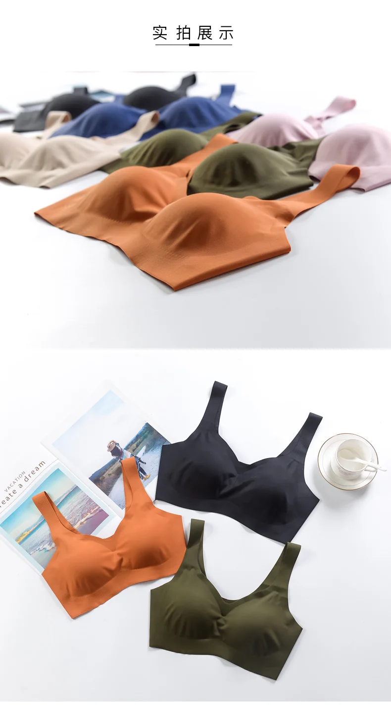 Soutien-Gorge Sans Couture En Soie Glacée Ultra-Mince D'été, Soutien-Gorge Confort En Soie Glacée Taille Plus, Soutien-Gorge De Sport Léger