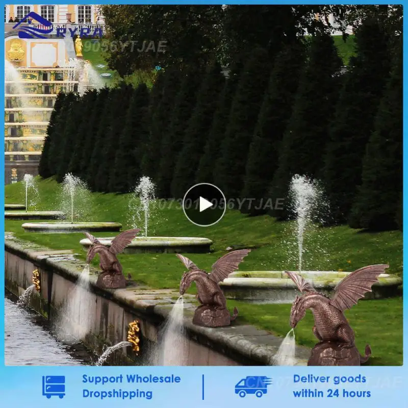 

Креативная садовая скульптура, водный фонтан, спрей, Дракон из смолы, искусство, украшение для сада, статуэтка, скульптуры