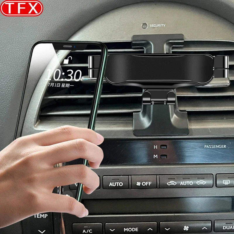 Car Styling Mobile Phone Holder Air Vent Mount Gravity Bracket Stand Auto Modified Accessories For Lexus ES ES350 XV40 2007-2012