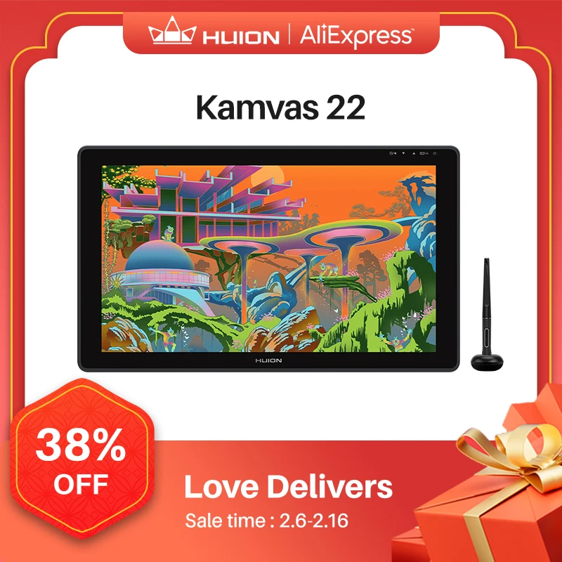 Huion kamvas 22グラフィックデジタルペンタブレットモニターペンディスプレイ21.5インチアンチグレアスクリーンプロテクター120% s  rgb windows macとandroidデバイス